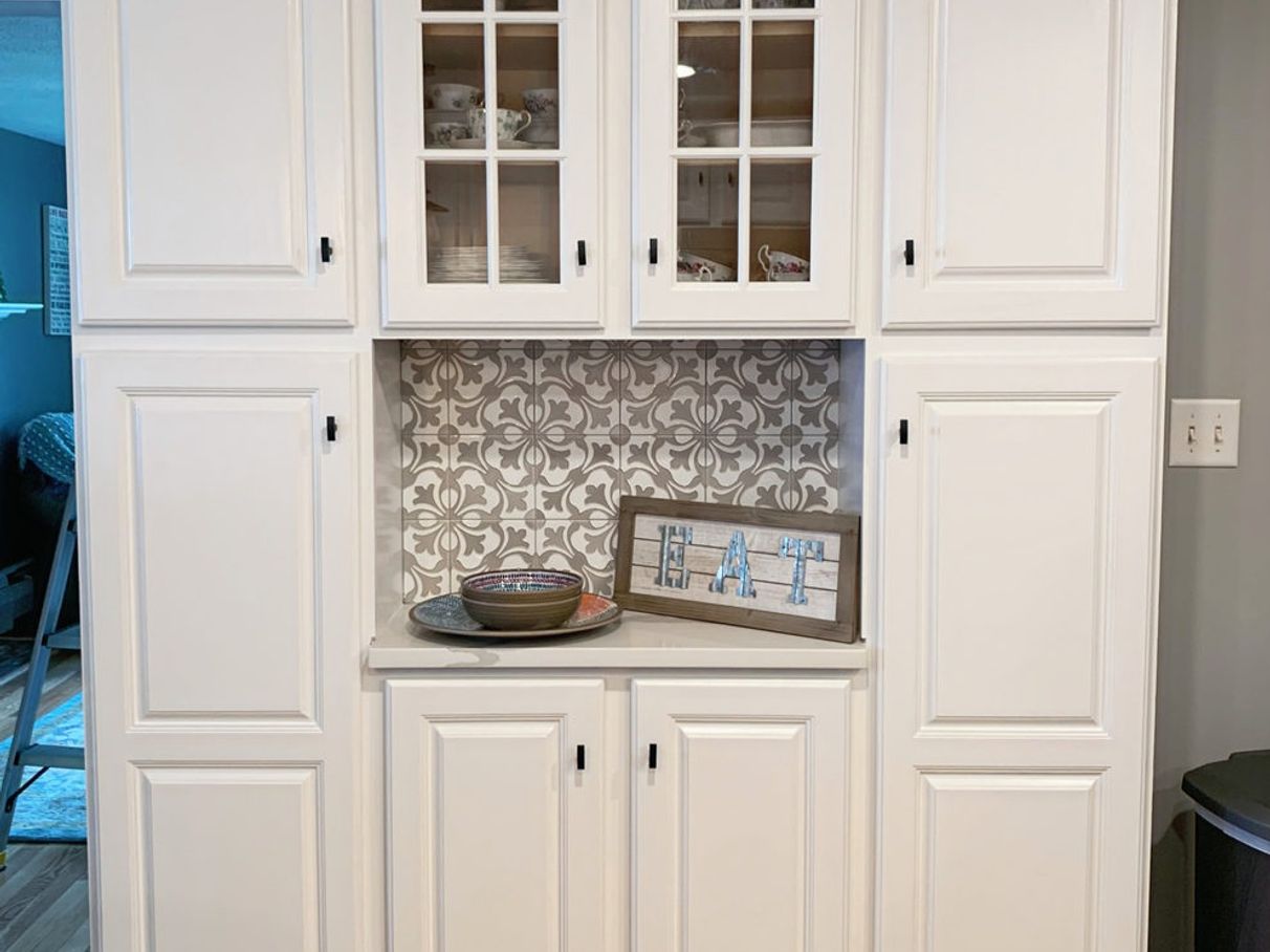 Painted kitchen cabinets, comparison 5