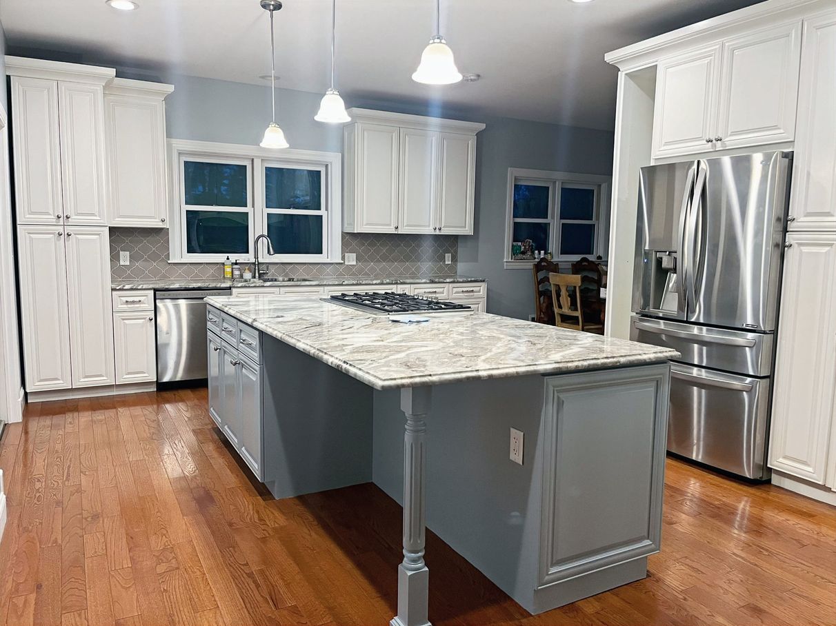 Painted kitchen cabinets, comparison 8