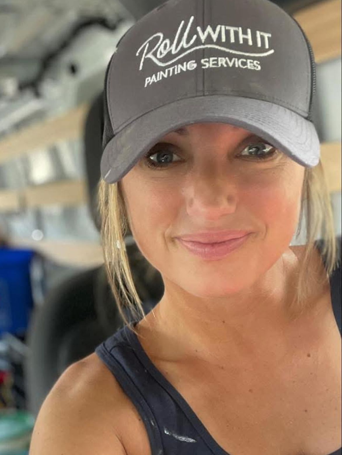 Erika Sowle, owner of Roll With It Painting Services