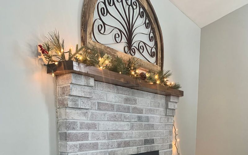 Fireplace Painting & Whitewashing