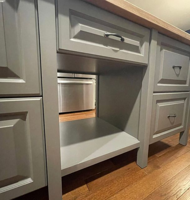 Interior painting project by Roll With It Painting