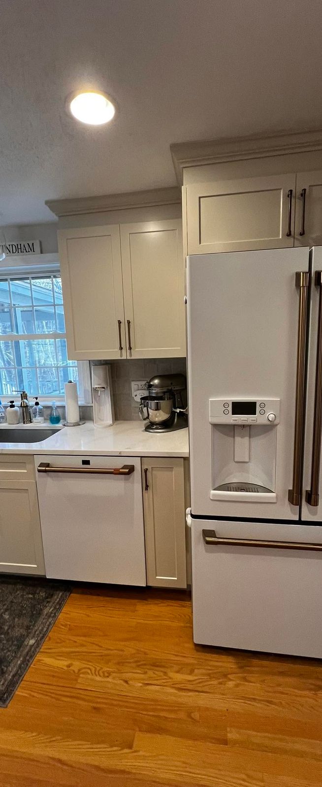 Kitchen and bathroom painting project